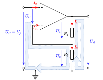 elektronische_schaltungstechnik:nichtinvertierender_verstaerker_schaltung.png