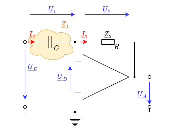 elektronische_schaltungstechnik:schaltung_des_umkehrdifferentiators.png