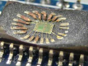 View inside a microcontroller 